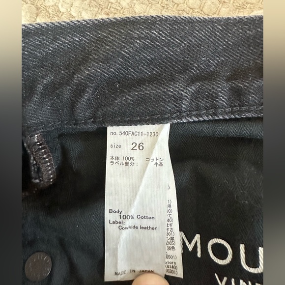 MOUSSY Vintage black, boot leg jeans - Picture 5 of 9